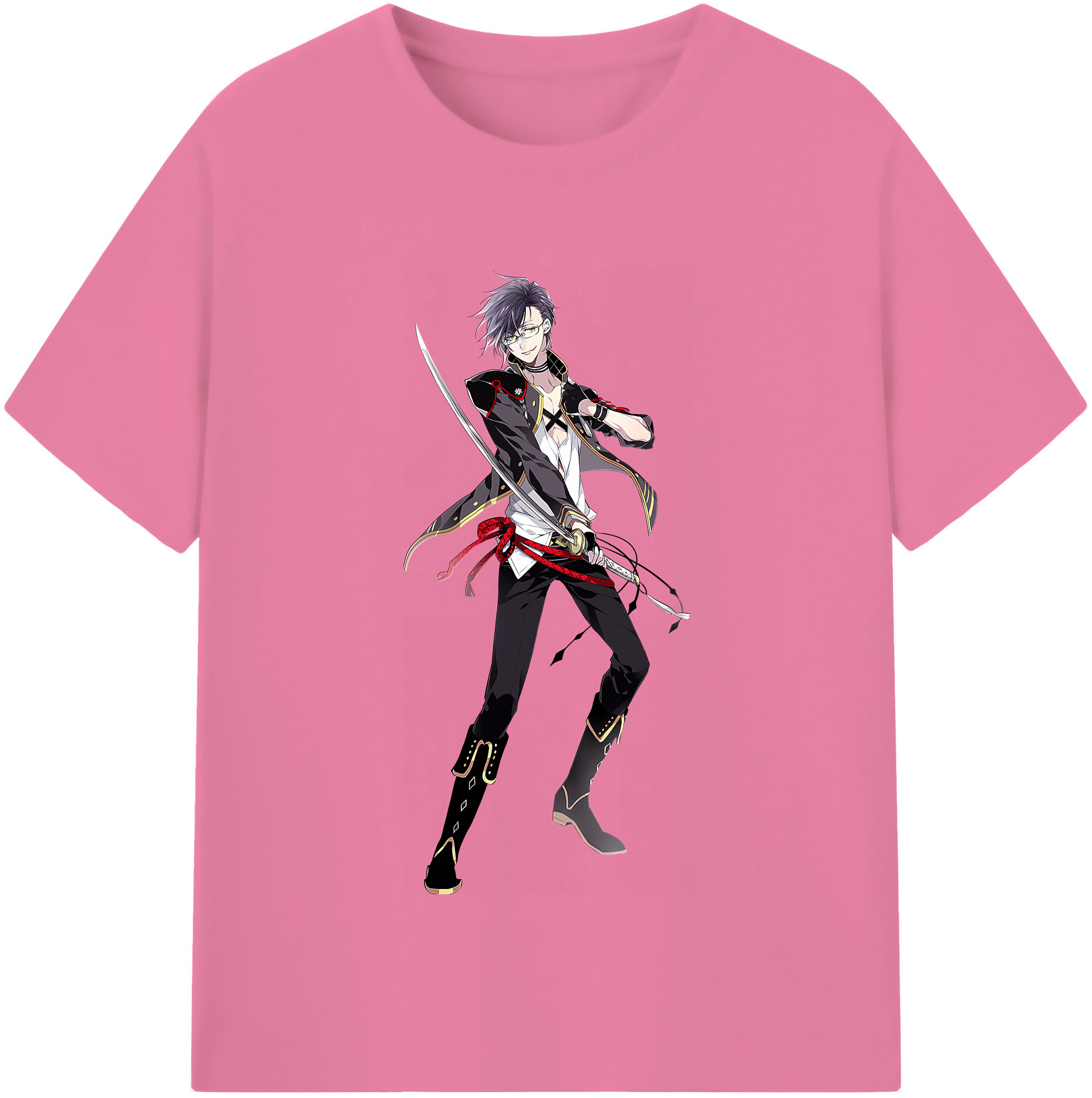 （画像用） 刀剣乱舞 Touken Ranbu 綿100％半袖Tシャツ（フロントプリント）
